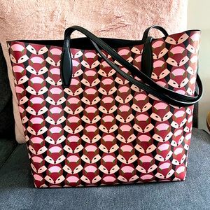 Kate Spade Out of the Woods Geofox Large Reversible Tote. Dust bag included.